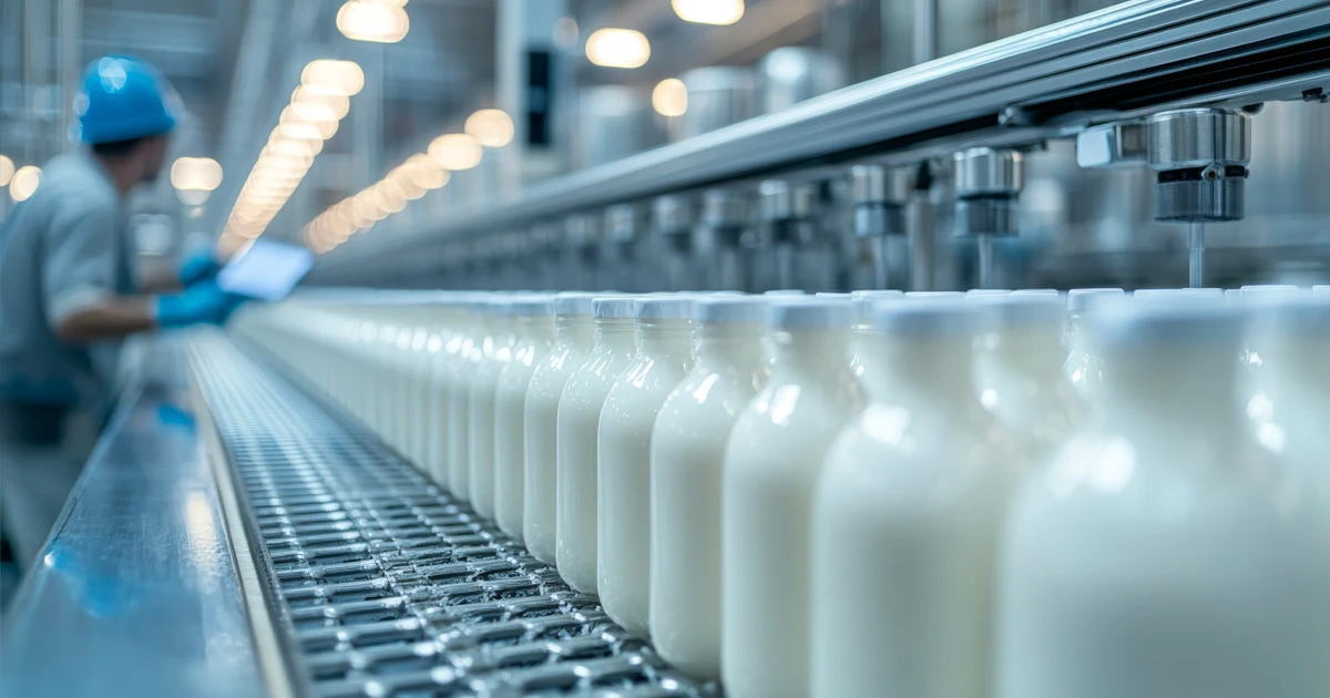 خطوط إنتاج الألبان
